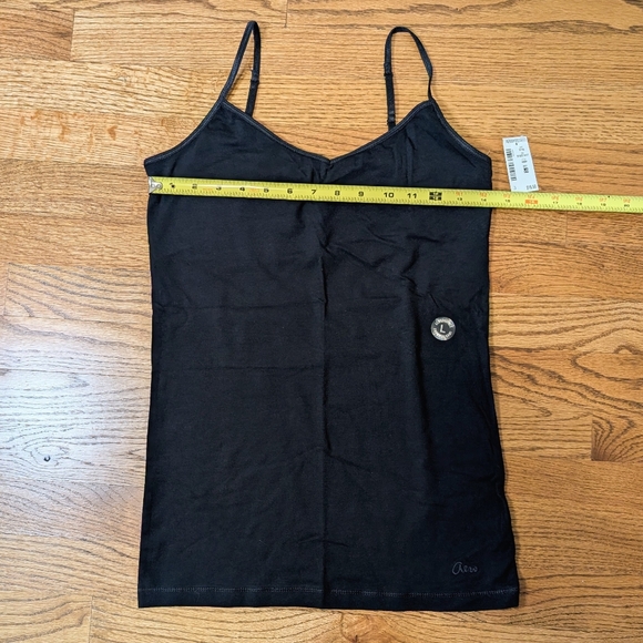 Aeropostale Junior's Favorite Cami Y2K Black Stretch Tank Top Size L - Picture 5 of 7